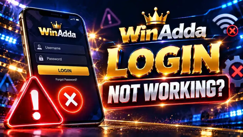 Winadda Login Not Working? 10 Common Problems and Fixes